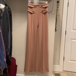 Blush wide leg pants